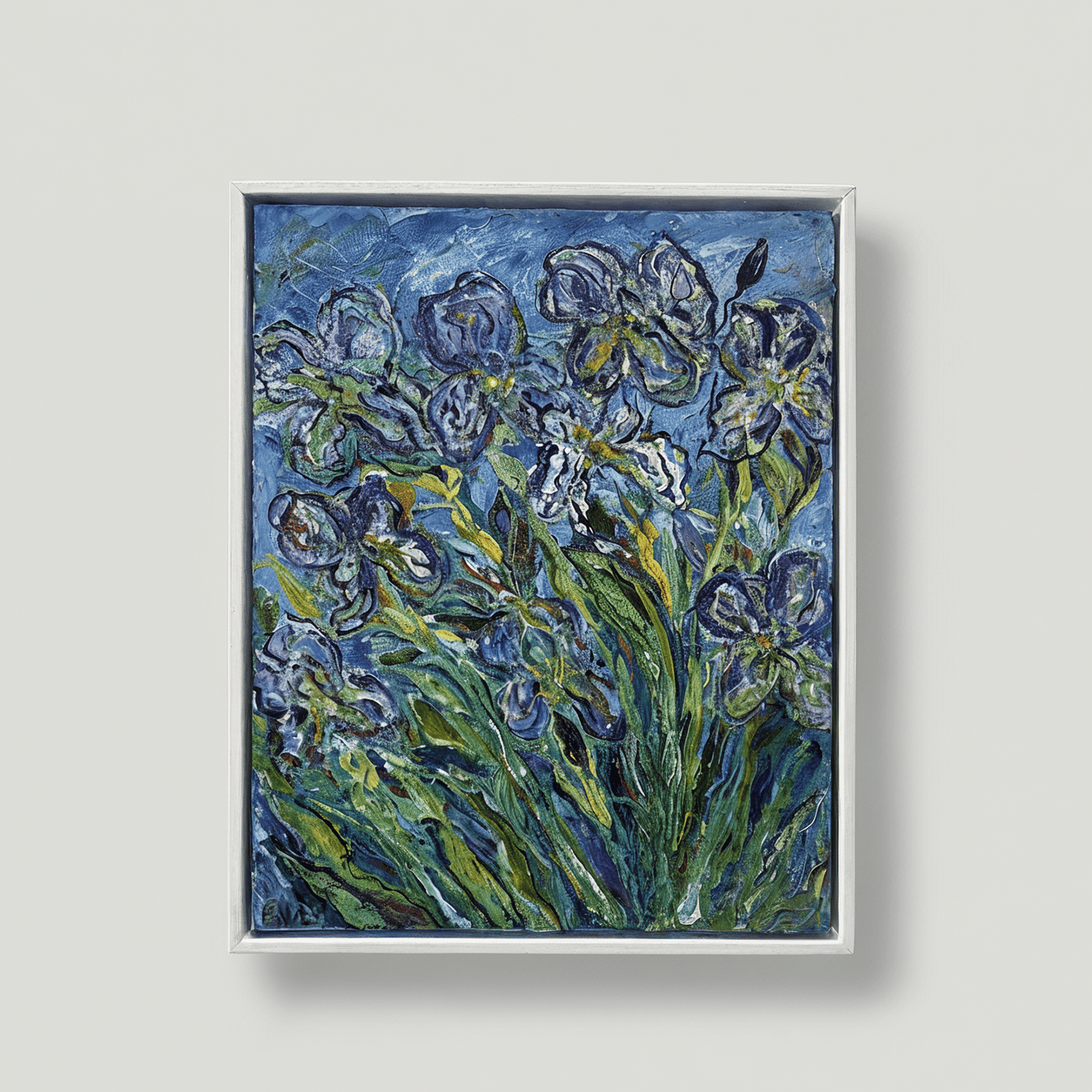 Irises in the Breeze