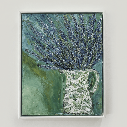 'Lavender in a Green Jug