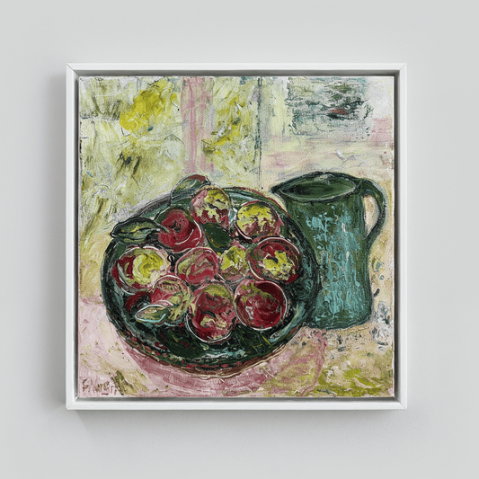 'Apples and a Green Jug'